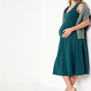 Old Navy Teal Midi Dress